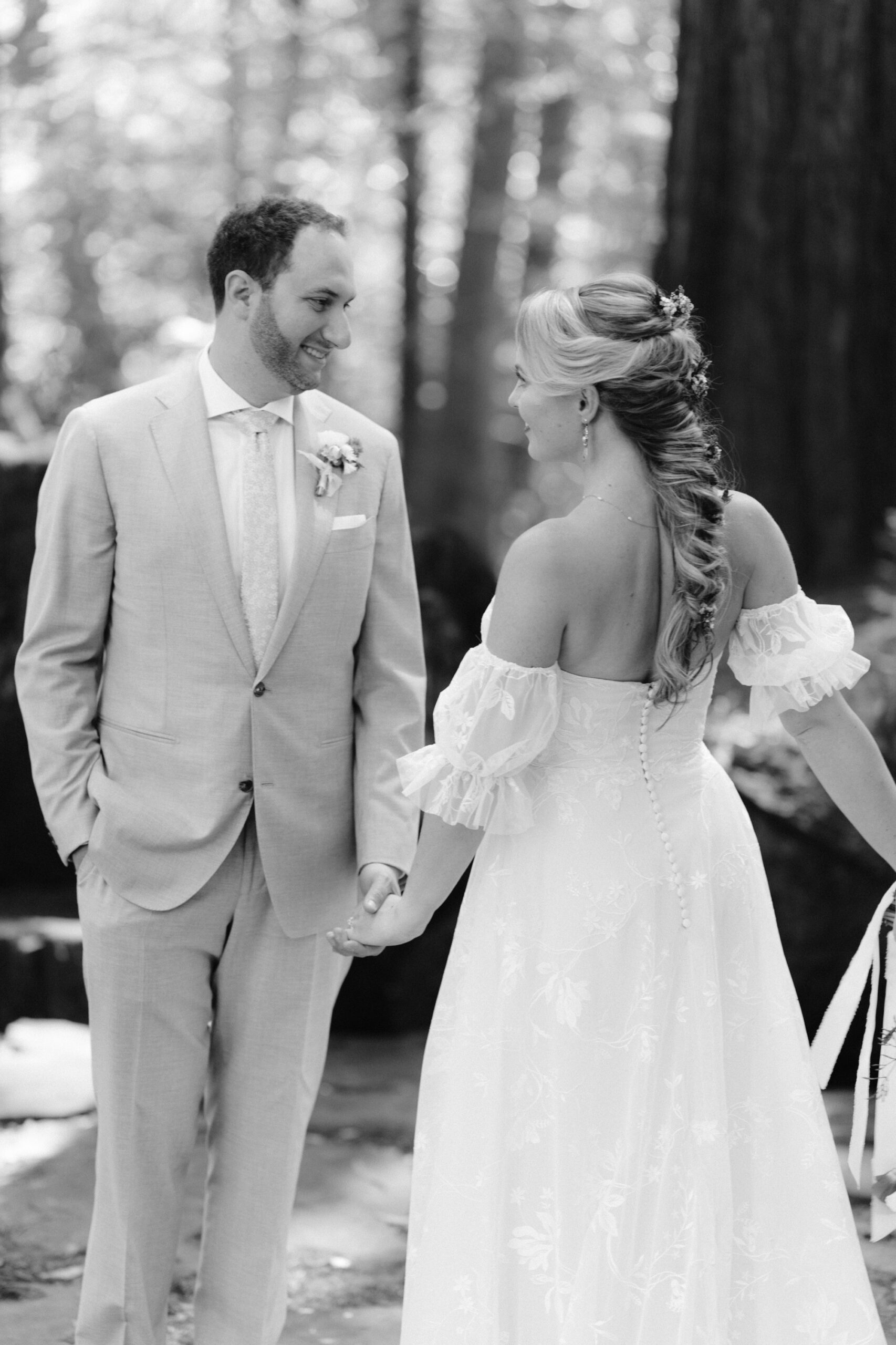 fishtail braid for bride