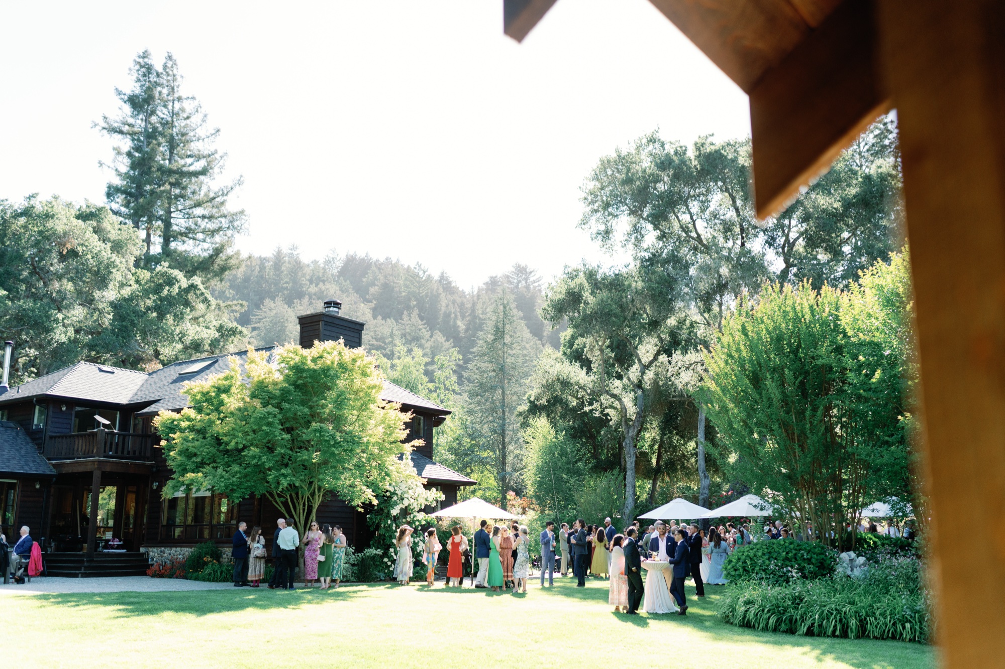 The Barn at River House Redwood wedding venue California