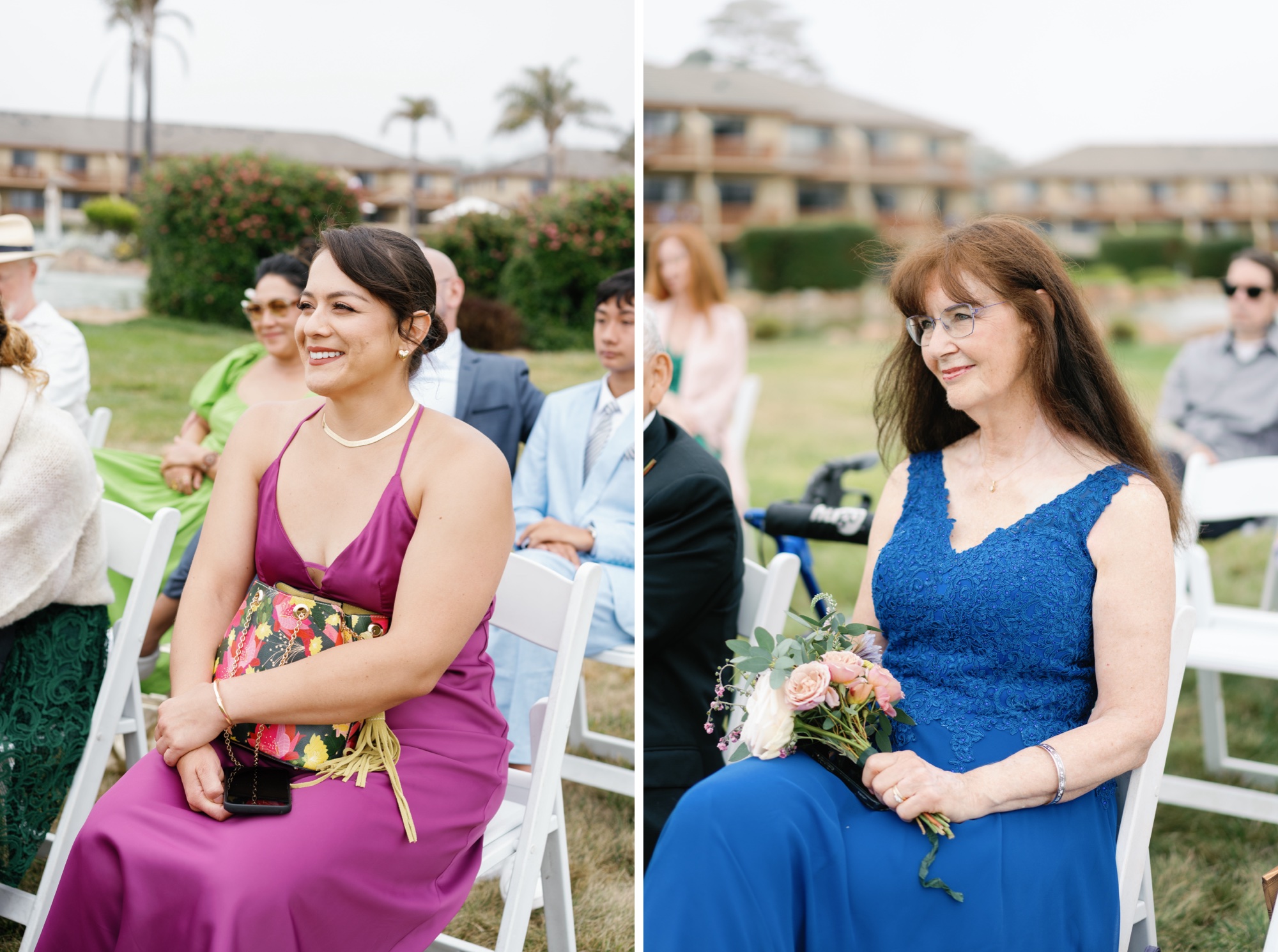 Coastal Cliffside wedding ceremony at Seascape Resort Aptos, CA