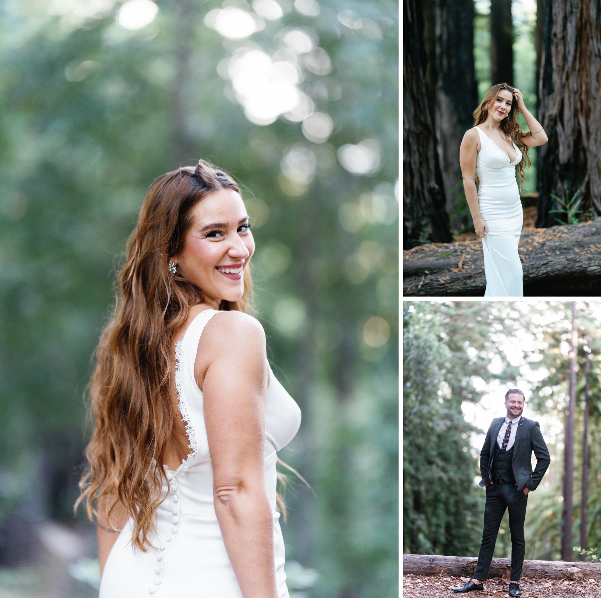 Redwood bridal portraits