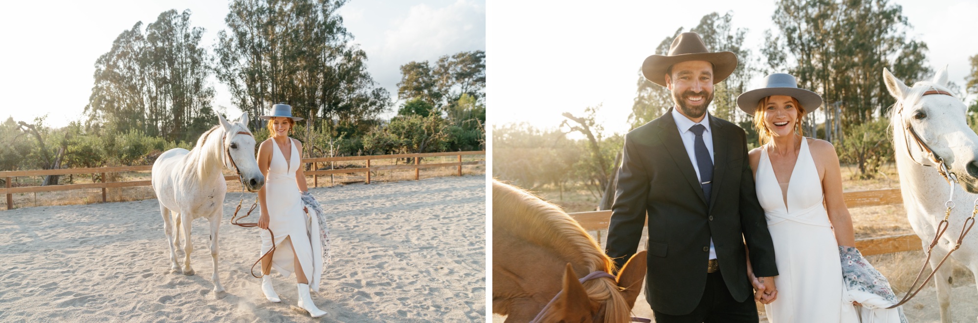 western wedding with horses photographed by Natasha Lozanoff