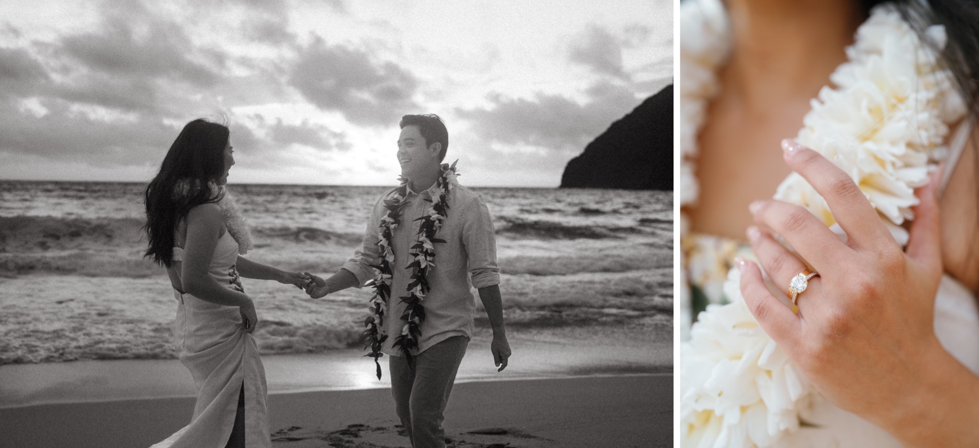 styled beach elopements