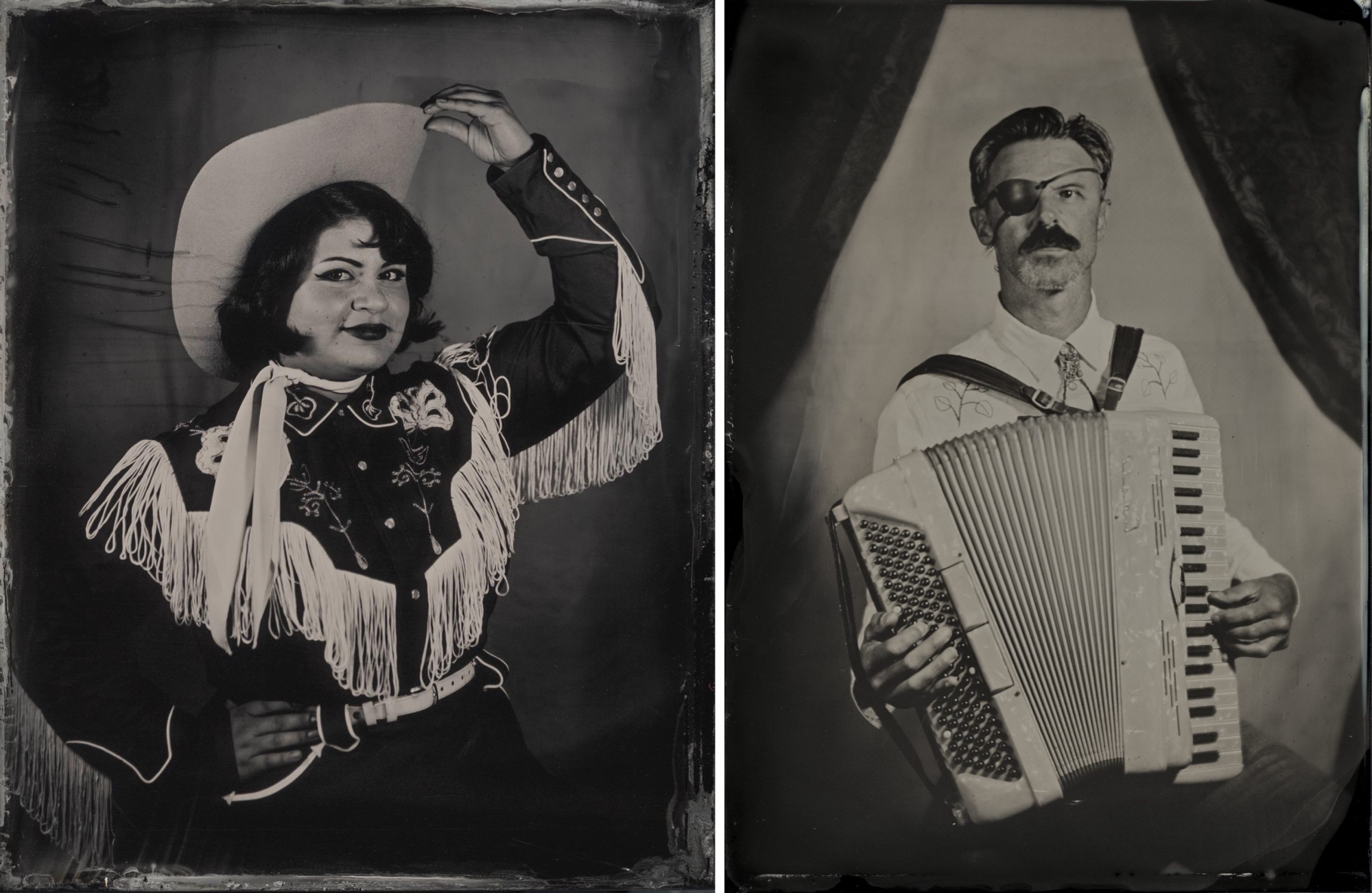 Tintype photography by Natasha Lozanoff Photography