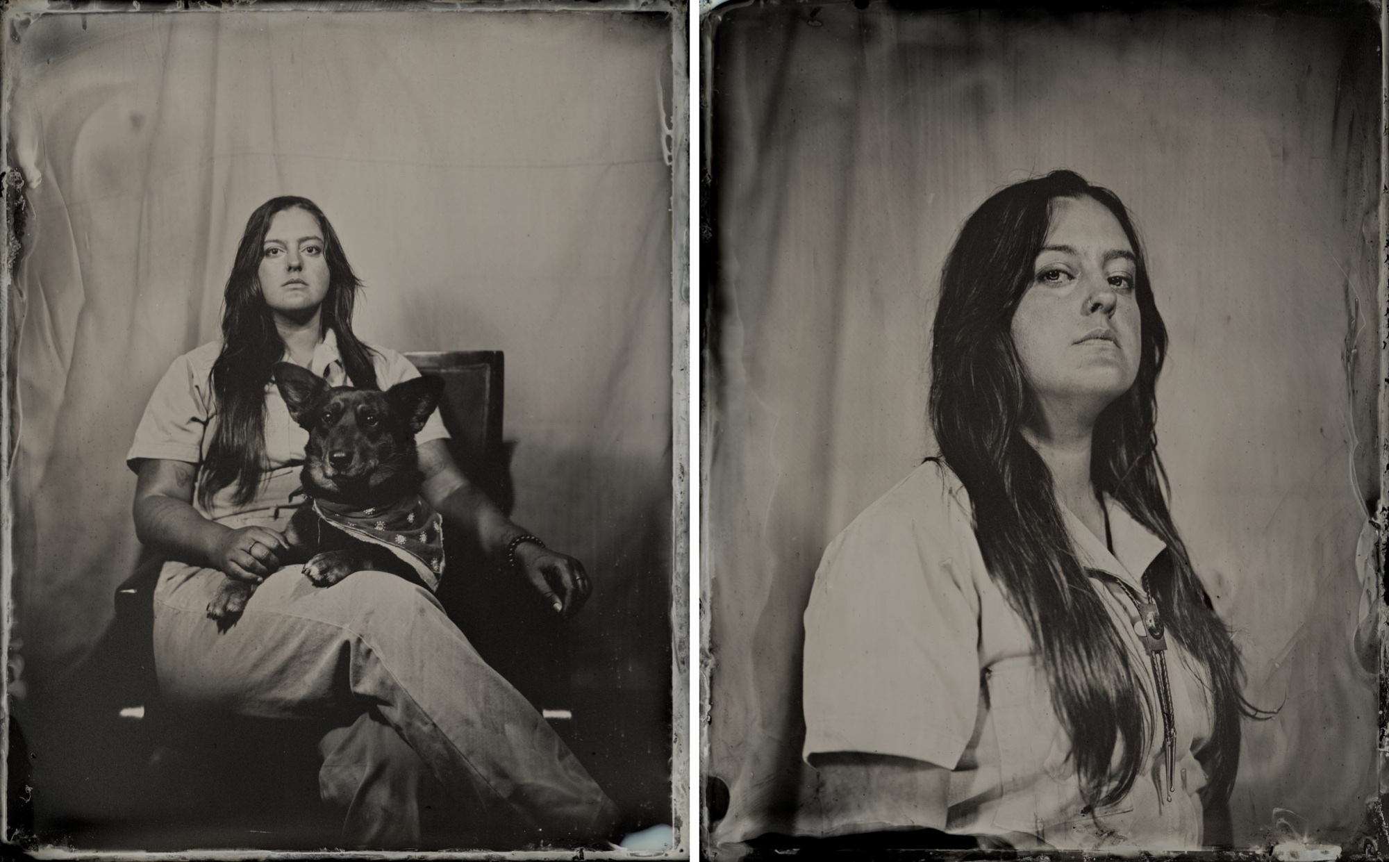 modern tintype photography by The Midnight Oil Collective