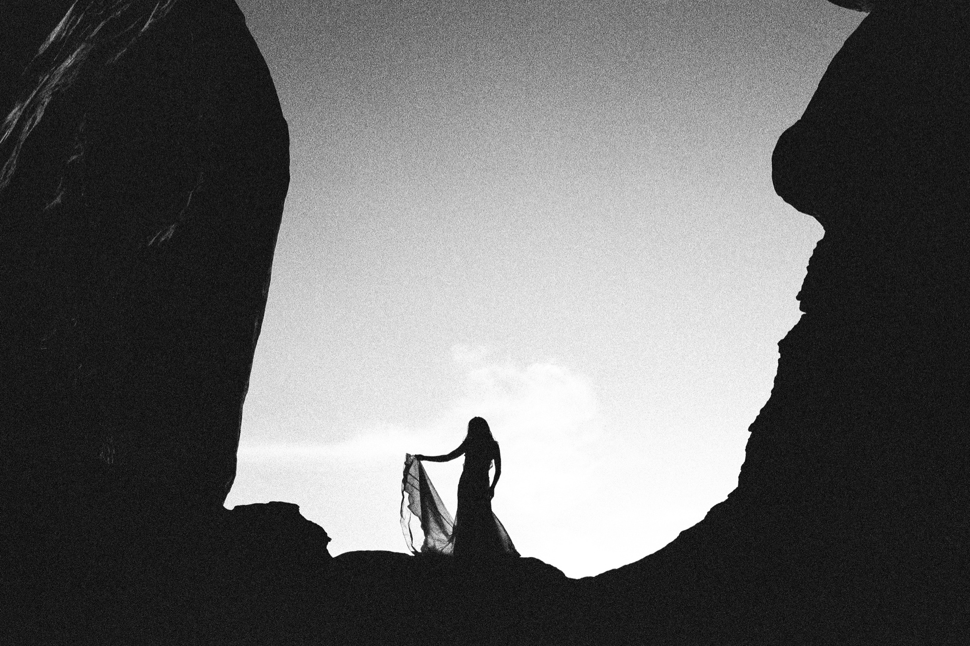 Double Arch, Arches National Park elopement in AW Bridal Minerva Wedding Dress