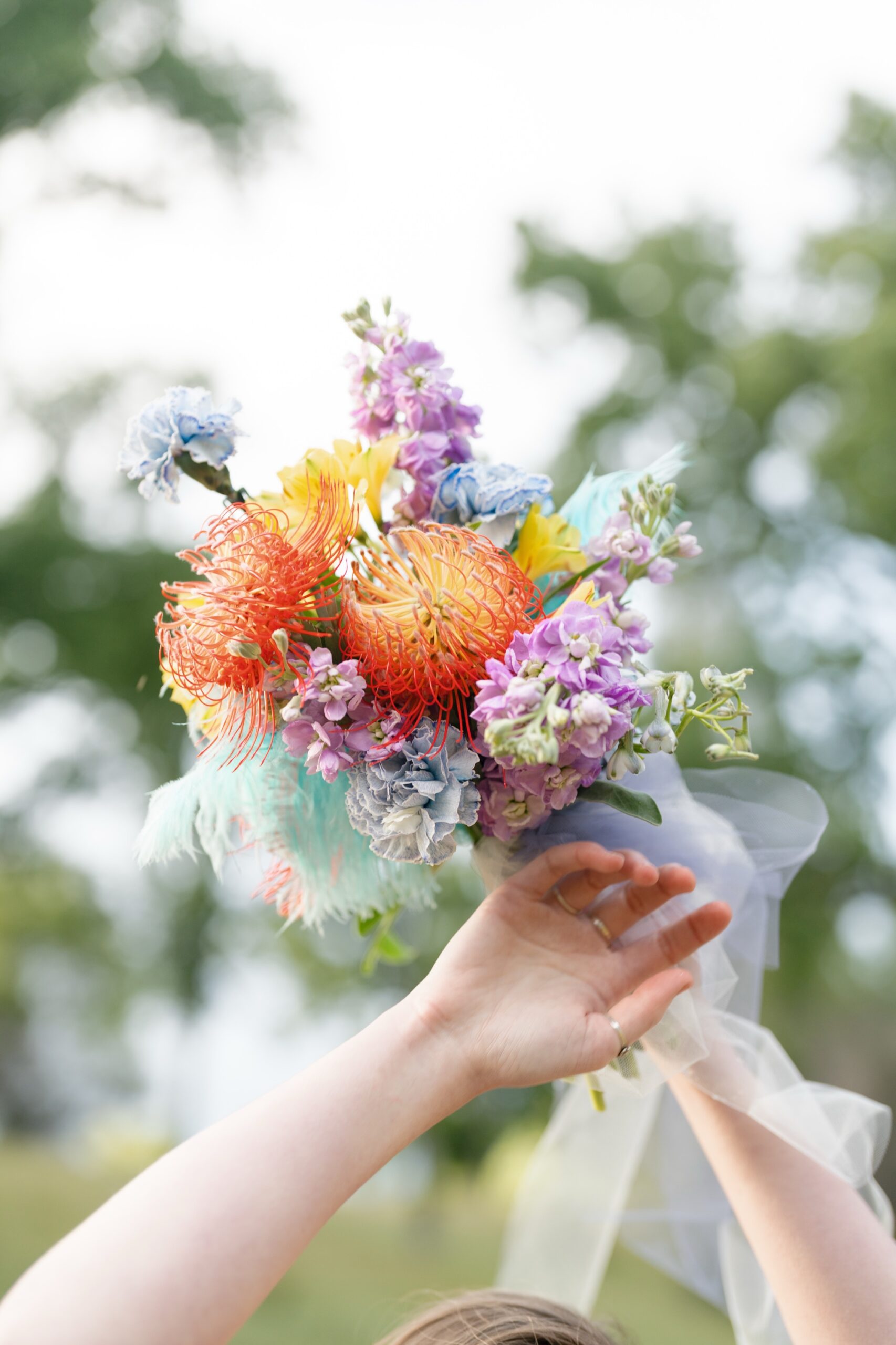 Rolling Oak Hills Coastal California Big Sur elopement in AW Bridal Minerva Wedding Dress