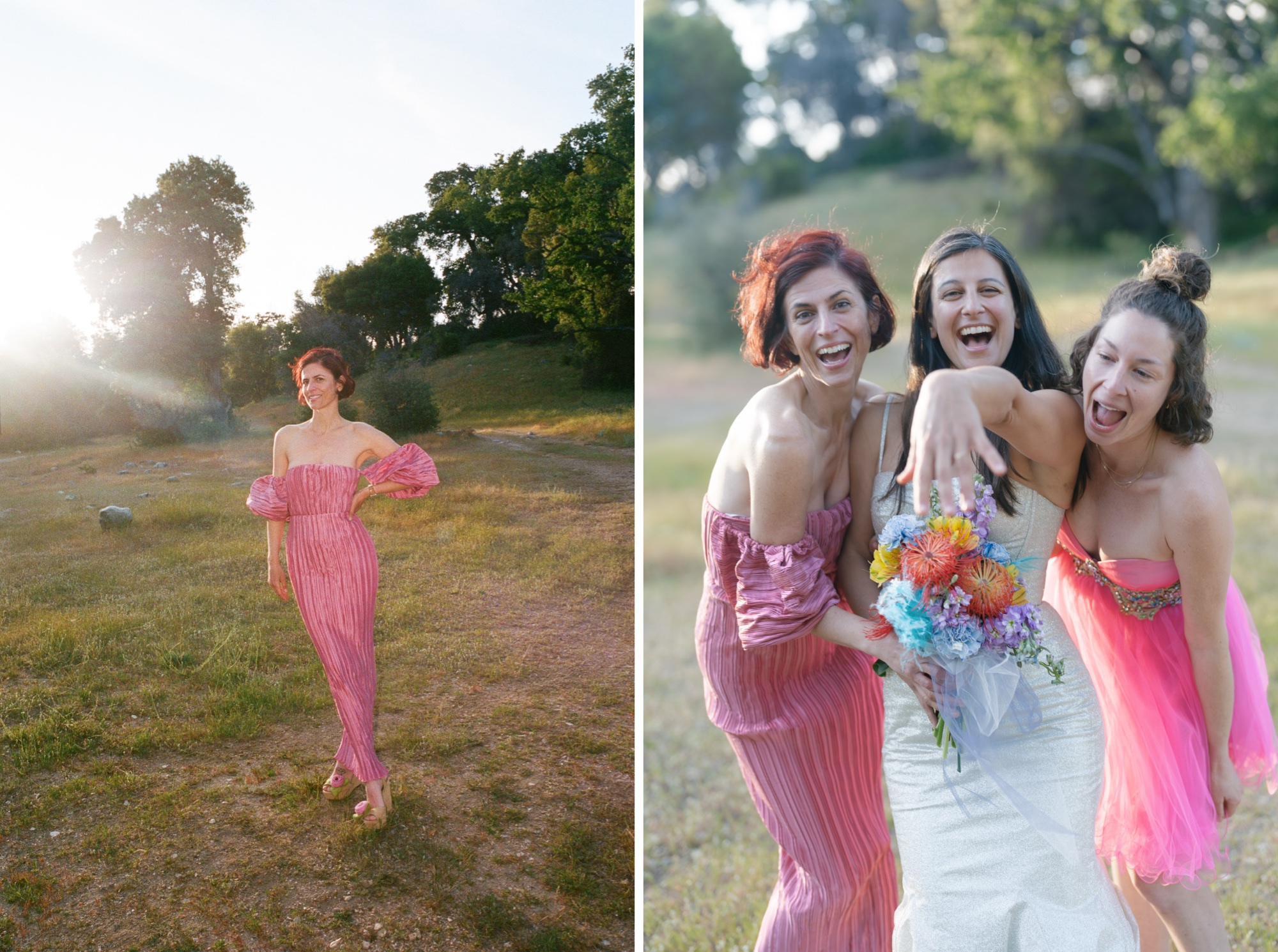 Big Sur, Rolling Oak Hills, Coastal California elopement