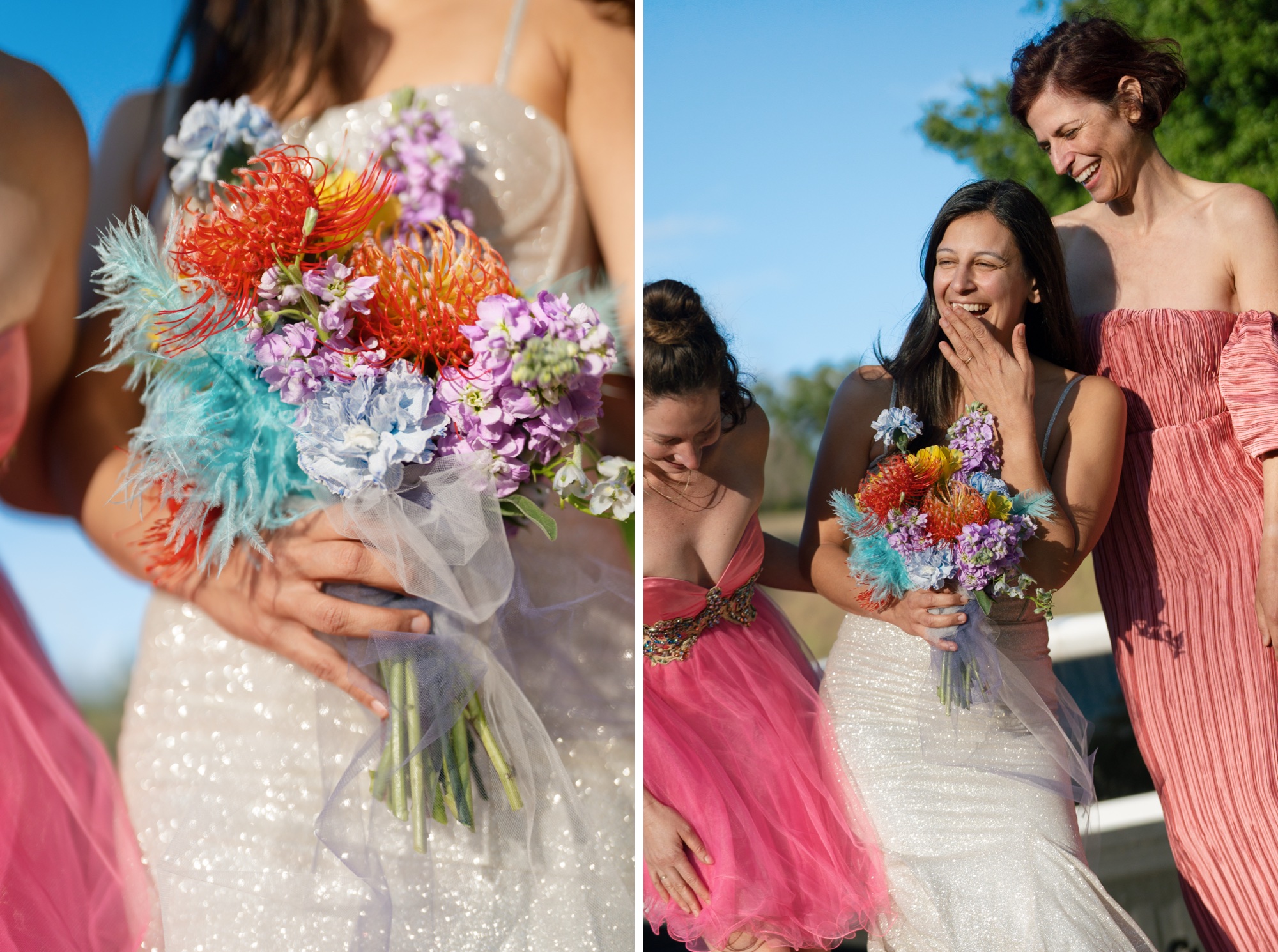 Big Sur, Rolling Oak Hills, Coastal California elopement in AW Bridal Minerva wedding dress