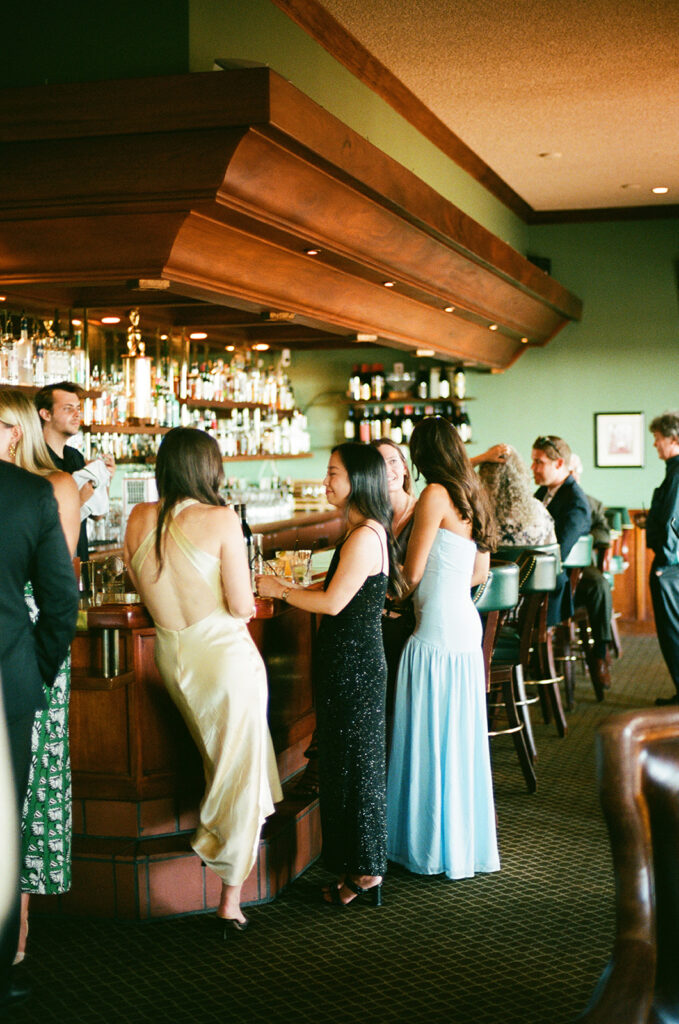 Couple portraits during golden hour at Hollins House overlooking Monterey Bay