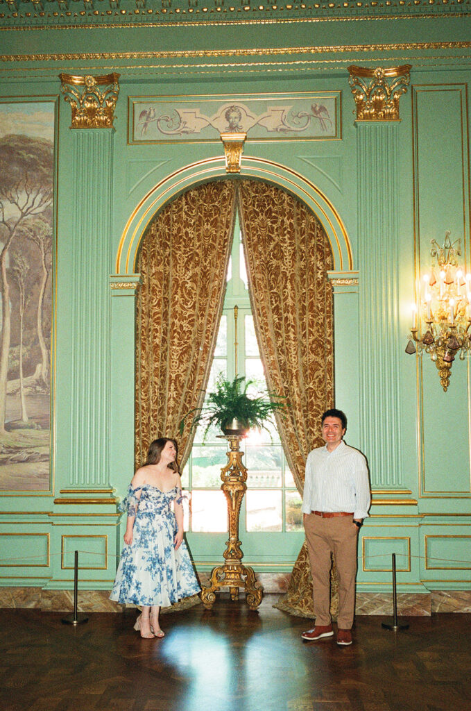 Bay Area proposal photography at Filoli Gardens Woodside
